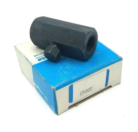 Deltrol Fluid Products CP20S Hydraulic Check Valve 1/4" NPTF Port 5000PSI; CS