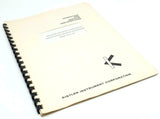 Kistler Model 701A & H Quartz Pressure Transducer Operating Manual