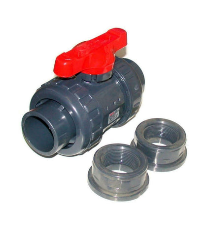 New Asahi Valves  12H02209-H True Union PVC Ball Valve 40 MM 1-1/2" TYPE 21 EPDM