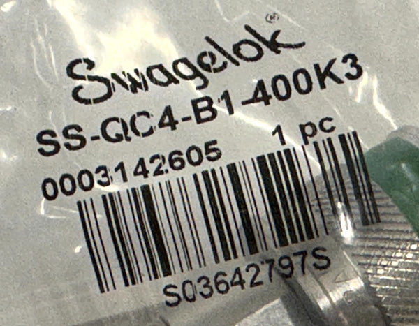 Raccordo Rapido Swagelok B-QC4-B1-400 – Sigillato Nuovo – Connessione Per Tubazioni - Foto 5