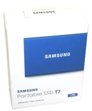SAMSUNG SSD T7 Portable External Solid State Drive 1TB MU-PC1T0H Blue NIB