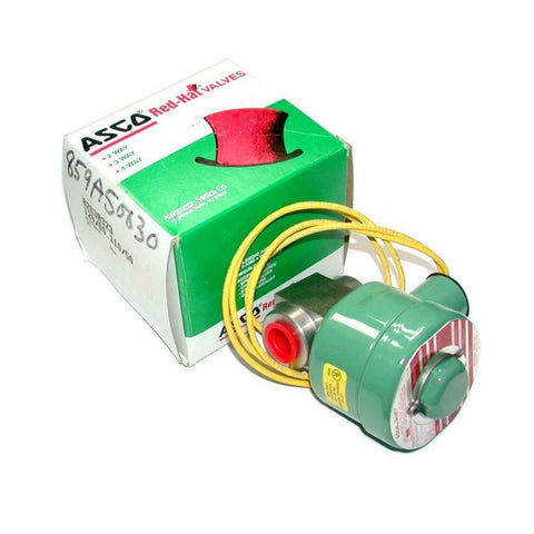 New Asco Red Hat  8263A323  Solenoid Valve 3/8 NPT 11 Watts 110/120 VAC