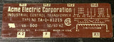 Acme Electric TA-1-81215 Industrial Control Transformer 500 VA 220/480 Volts