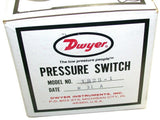 Dwyer Low Differential Pressure Switch 0.3-1.0" w.c. 1823-1 NIB