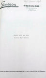 Simpson Models 464A & 464D Digital Multimeters Service Manual