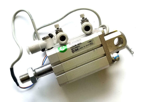 SMC 10-CDQSB25-15DM-M9B Pneumatic Cylinder W/ 2 Reed sensors D-M9B (3 Available)