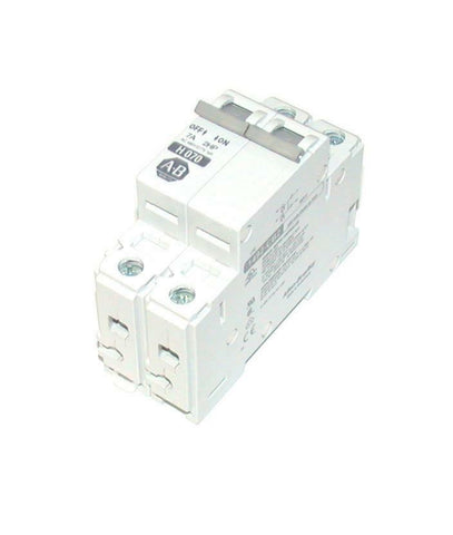 ALLEN BRADLEY 1492-CB2 H070  2-POLE CIRCUIT BREAKER 7 AMP 277/480 VAC
