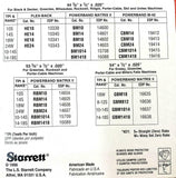 Starrett 14607 3RBM24 Powerband Bi-Metal Bands 53-3/4" X 1/2" X .020-24T Wavy