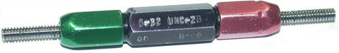 G.A.CO. 6-32 UNC-2B Thread Gage Go/No Go Plug Gage