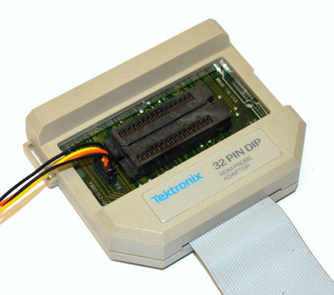 TEKTRONIX 010-6627-00 32 PIN DIP ROM PROBE ADAPTER