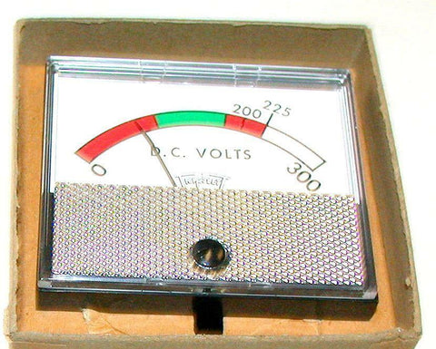 NEW TRIPLETT 220-GS PANEL MOUNT DC VOLT METER 2 1/4" X 2 3/4