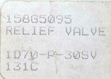 Sauer Danfoss 1D70-P-30SV-131C Relief Valve 158G5095