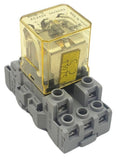 Idec RH3B-U Power Relay With Base 240VAC 50/60Hz
