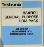 Tektronix 834R01 General Purpose Rom Pack For 834 Programmable Data Comm. Tester