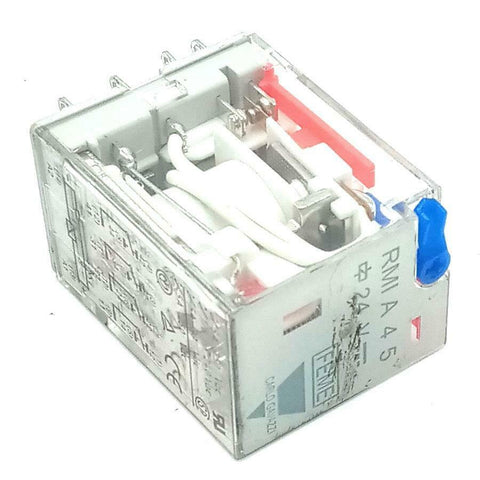 Lot of (2) Carlo Gavazzi RMI A 4 5 Relays 24VDC 5A 250VAC