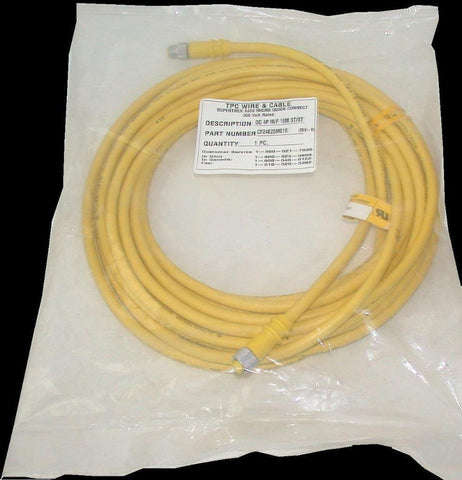 NEW TPC   CF24E25M010   SUPERTREX MICRO QUICK CONNECT CABLE 300 V 10 METER