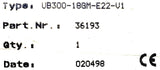 Pepperl+Fuchs UB300-18GM-E22-V1 Ultrasonic Sensor 36193 18-30 VDC