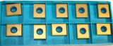 Lot of 10 New Ingersoll Carbide Tin Coated Milling Inserts LPE434-004 IN2530