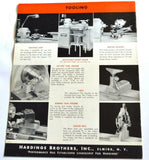 HARDINGE DV59 HIGH SPEED PRECISION LATHE WITH VARIABLE SPEED DRIVE BROCHURE