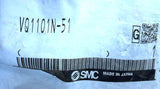 SMC VQ1101N-51 2-Position Single Solenoid Valve 24VDC 5-Port 0.15 - 0.70 MPa