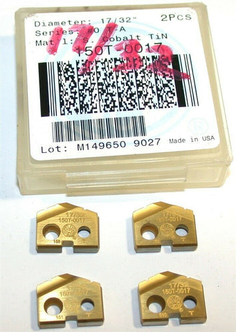 4 Allied Machine Original T-A 17/32" Carbide Spade Drilling Insert 150T-0017