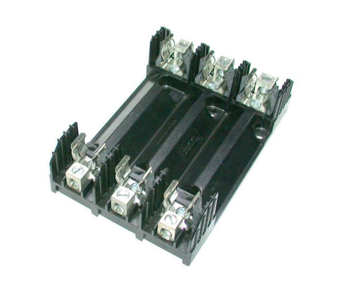 Buss Cooper Bussman  R60030-3CR  3-Pole Fuse Block Holder 30 Amp 600 VAC