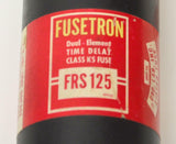 BUSSMAN FUSETRON  FRS 125  DUAL ELEMENT  TIME DELAY 125 AMP 600 VAC