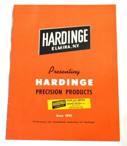 HARDINGE 435510 PRECISION PRODUCTS BROCHURE