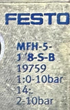 Festo MFH-5-1/8-S-B Solenoid Valve