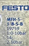 Festo MFH-5-1/8-S-B Solenoid Valve