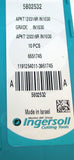 Lot of 10 New Ingersoll Carbide Milling Inserts APKT120316R IN1030