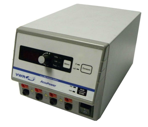 VWR SCIENTIFIC 300 ACCUPOWER POWER SUPPLY 0-300 VDC @ 500 MA