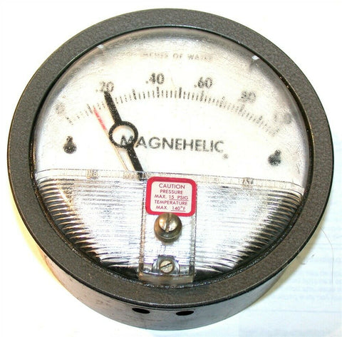 Dwyer Magnehelic 0 TO 1 Differential Pressure Gage 2001C