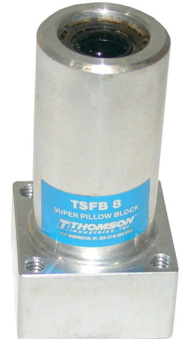 UP TO 9 THOMSON 1/2" TWIN PRECISION SUPER FLANGE CLOSED BEARING BLOCK TSFB 8
