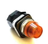 Allen-Bradley 800T-P26 Orange Illuminated Pilot Light (6 Available)