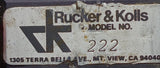 Rucker & Kolls Model 222 Probe MicroPositioner