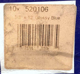 Dymo 520106 3/8" X 12' Glossy Blue Label Rolls Box of 10