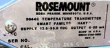 Rosemount 3044C Temperature Transmitter 12.5-55.0 VDC 4-20 mA - SOLD AS IS
