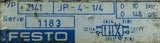 Festo 2141 JP-4-1/4 Pilot Valve 4/2 Way 0-10 BAR 0-145PSI
