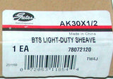 New Gates DSCN3303  Single Belt V-Belt BTS Light-Duty Pulley Sheave 1/2" Bore