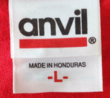 Anvil Men's Ron Jon Surf Shop Rockidols Cocoa Beach Florida Red Shirt Size Large