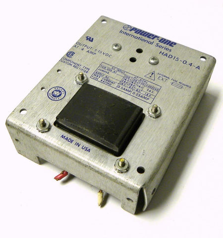 Power-One HAD15-0.4-A Power Supply +/- 15 VDC @ 0.4 Amps