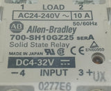 Allen-Bradley 700-SH10GZ25 Solid State Relay 24-240VAC 10A 50/60HZ 4-32VDC