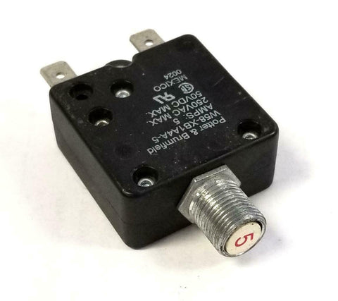 Potter & Brumfield W58-XB1A4A-5 5A Reset Circuit Breaker