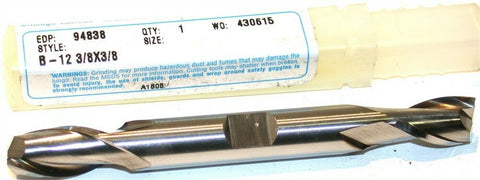 Greenfield Putnam 3/8" Diameter 3/8" Shank 2 Flute HSS Double End Mill 94838 New