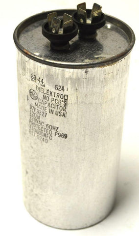 GENERAL ELECTRIC 83-44624 CAPACITOR 120 UF 220 VAC 60 HZ