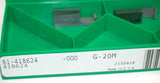 Lot of 2 New Greenleaf Carbide Inserts 81-418624 G-20M
