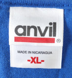 Anvil Men's Dave Matthews Band Caravan 2011 Charm City Staff Blue Shirt Size XL