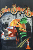 Anvil Men's The Allman Brothers Band 2013 NY Black Short Sleeve Shirt Size Large
