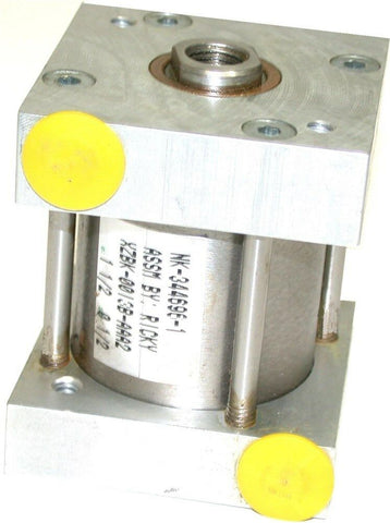 UP TO 3 NEW NUMATICS COMPACT 1/2 STROKE 1 1/2" BORE AIR CYLINDER XZBK-0013B-AAA2